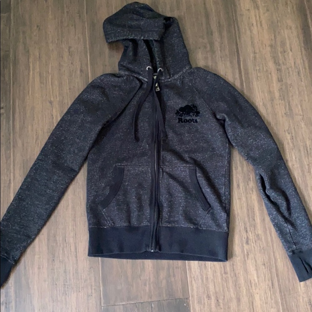 XS Roots Zip Up Sweater